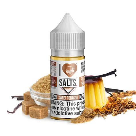 I Love Salts Sweet Tobacco E Juice 30ml Vapesourcing