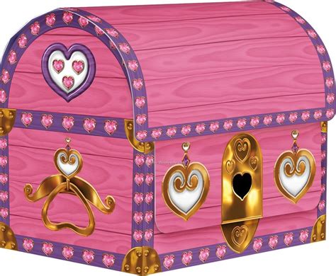 Pink Treasure Chest Treasure Chest Gift Box Pink Princess Birthday