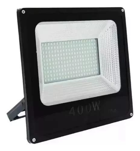 Foco Reflector Led Watts Exterior Ip Carcasa Negro Cuotas Sin