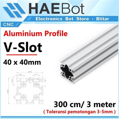 Jual Haebot Aluminium Profile V Slot X Ap Alumunium