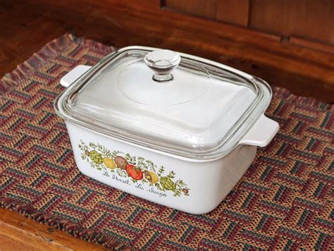 La Persil La Sauge Corningware 15 Quart Spice Of Life Vintage Kitchen