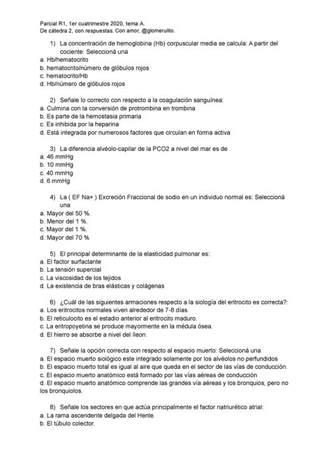 Parcial R Tema A Er Cuatri Parcial R Er Cuatrimestre