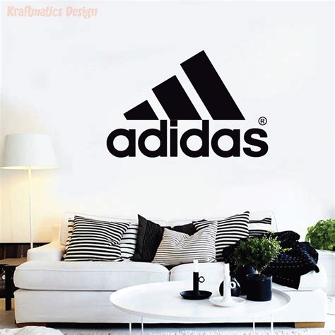 Adidas Logo Wall Decal Vinyl Sticker - Krafmatics