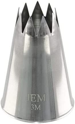 Pme Jem Large Open Star Savoy Piping Nozzle No M Silver Amazon Co