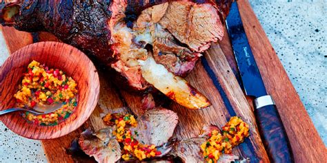 Smoked Lamb Shoulder With Pickled Squash Recipe