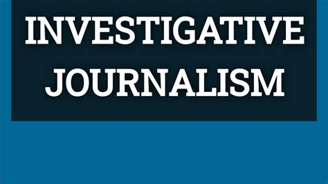 How To Do Investigative Journalism A Comprehensive Guide INTERNETISGOOD