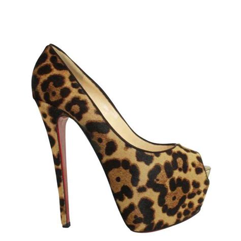 Christian Louboutin Leopard Print Pumps Size Eu 385 Christian Louboutin The Luxury Closet