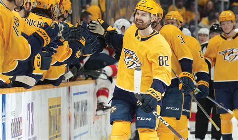 Red Hot Tommy Novak Leads New Look Nashville Predators