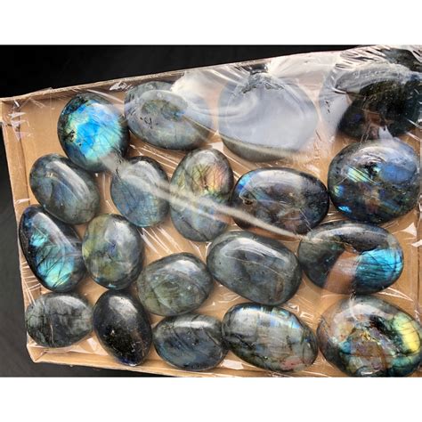 Labradorite Galet Lot de 20 pièces plita mineral