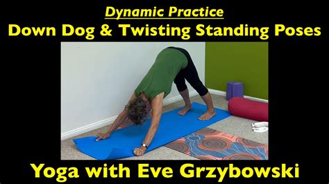 Dynamic Practice Dog Pose And Twisting Standing Poses Hd 720p Youtube