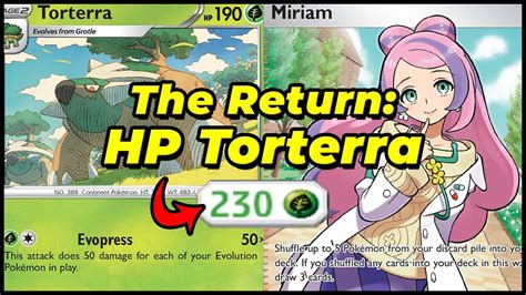 Hp Torterra A Stage 2 Deck That Stands Tall Hits Hard Pokémon Tcg Live Deck Profile