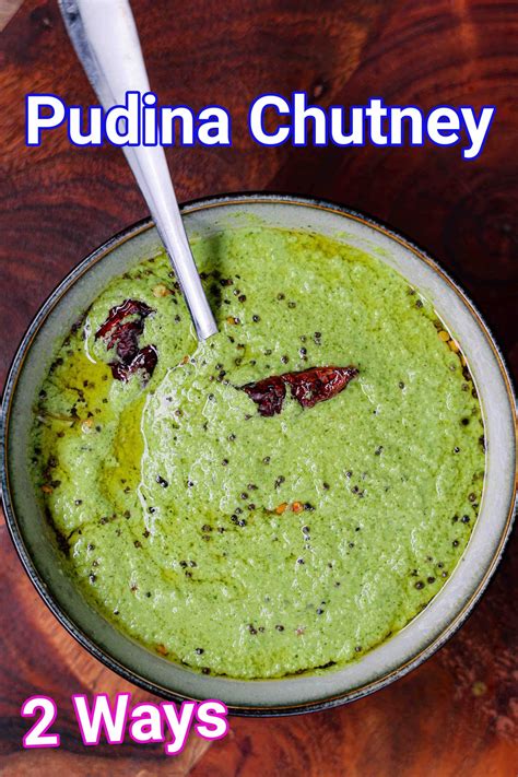 Pudina Chutney Recipe | Mint Chutney 2 Ways