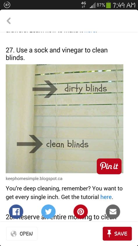 Pin by Brittney Nichole on DIY & Cleaning | Cleaning blinds, Diy ...