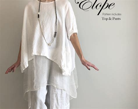 Elope Tg P Sewing Pattern By Tina Givens Lagenlook Style Etsy