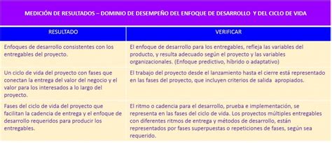 Dominios En La SÉptima EdiciÓn GuÍa Pmbok DesempeÑo Del Enfoque De Desarrollo Y Del Ciclo De