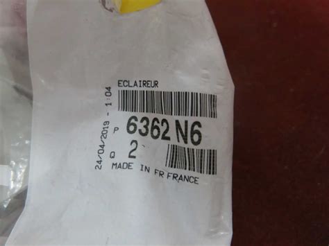 Peugeot and Citroen Models Trunk Light – Eclaireur Coffre – 6362N6 ...
