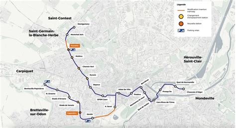 Tramway De Caen O Passe Lextension Et Quand