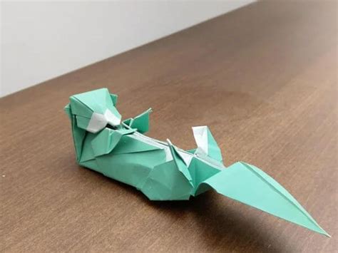 How To Make An Origami Otter With Kids Kids Art And Craft