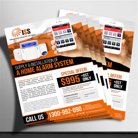 Create a sales flyer for security alarm special. by ShinTheDesigner ...