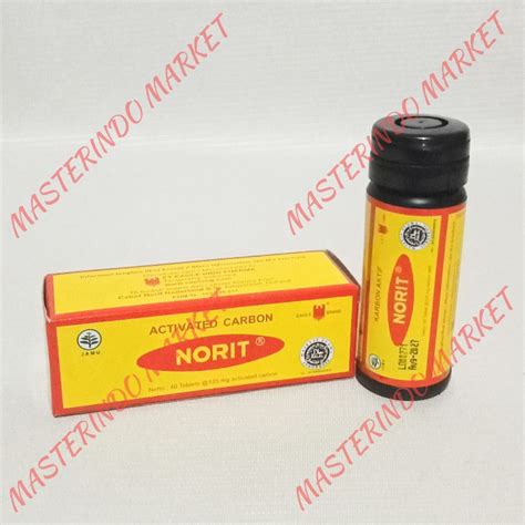 Jual NORIT CAP LANG EAGLE KARBON AKTIF 40TABLET KERACUNAN DIARE KEMBUNG