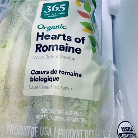 365 Whole Foods Market Organic Hearts Of Romaine Review Abillion