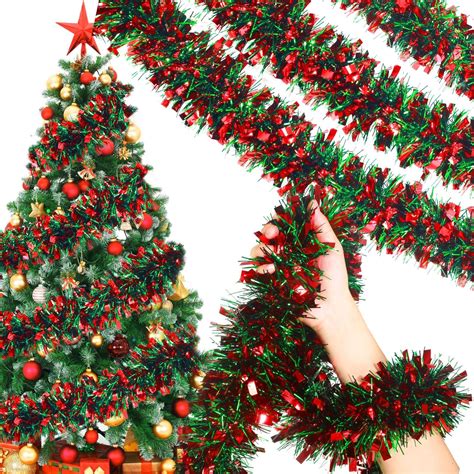 Amazon 26 2 Feet Christmas Tinsel Garland Decoration Metallic