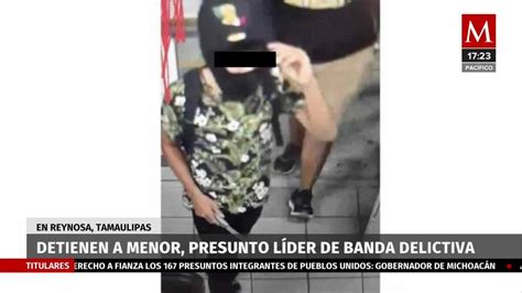 Detienen A Menor Presunto Líder De Banda Delictiva Grupo Milenio