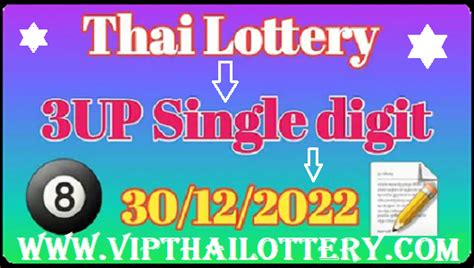 Thai Lottery 3up Single Digit Chart Route Calculation 30 12 2022