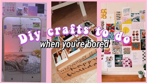 Aesthetic Diys To Do When Youre Bored Youtube