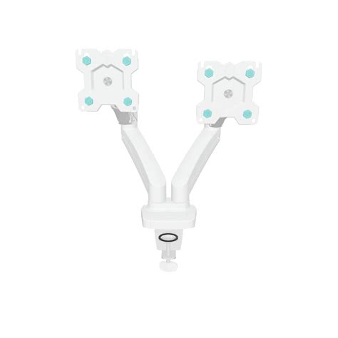 Dual Monitor Desk Mount for 13"-32" monitors ONKRON G160, White ...