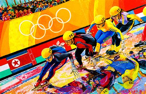 Series of 11 Olympic Paintings on Behance