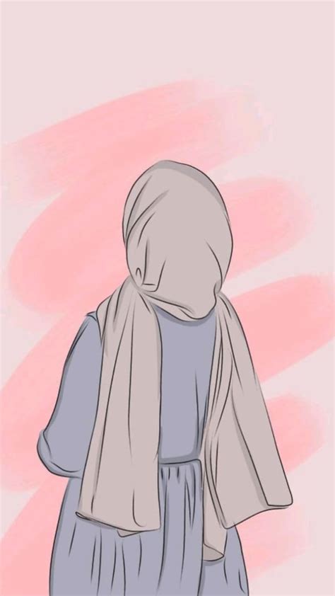 30 Gambar Kartun Muslimah Wanita Berhijab Paling Cantik