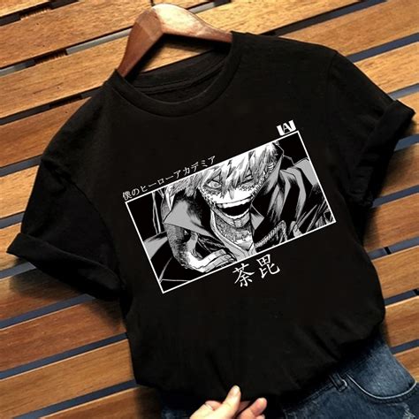 Anime My Hero Academia Eyes T Shirt Men Funny Tops Graphic Tees ...