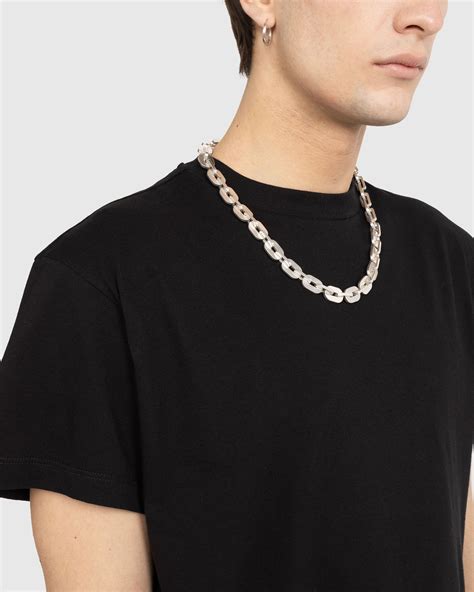 Jil Sander Brass Chain Necklace Silver Highsnobiety Shop