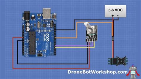 Using Rotary Encoders With Arduino Dronebot Workshop