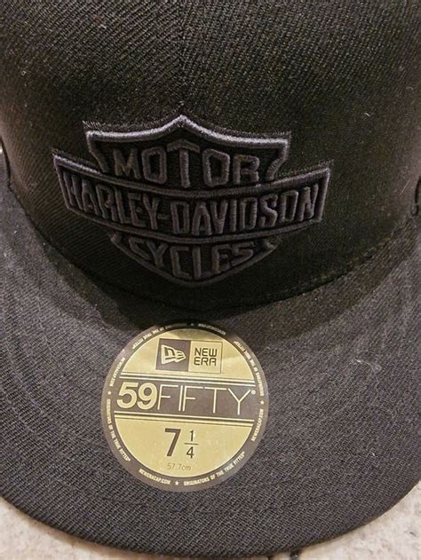 Harley Davidson Baseball Cap Bar Shield 59FIFTY Schwarz Kaufen Auf