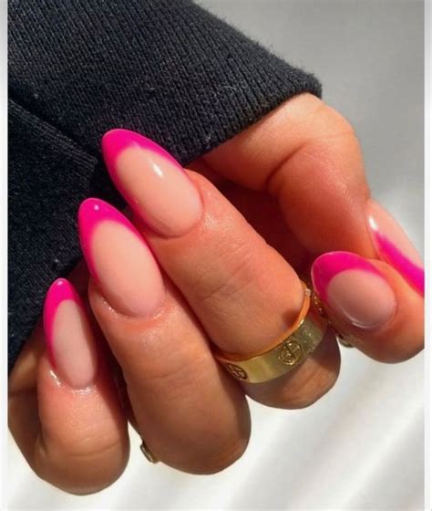 Pin By Bibz On Nails Pink Tip Nails Fashion Nails Swag Nails