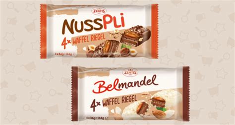 Zentis Nusspli Belmandel Waffel Riegel Gratis Testen Probieren