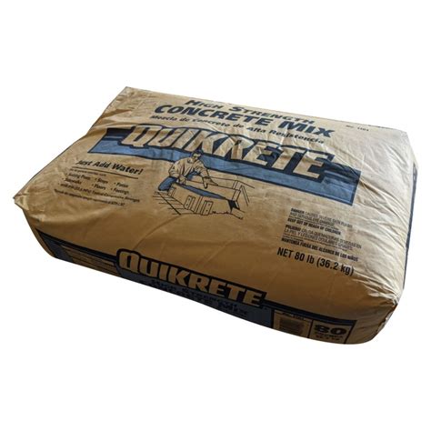 Quikrete Lb High Strength Concrete Mix Off