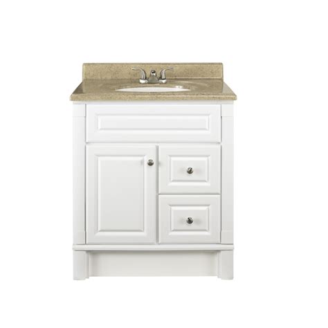 31 In Kona Solid Surface Integral Single Sink Bathroom Vanity Top At