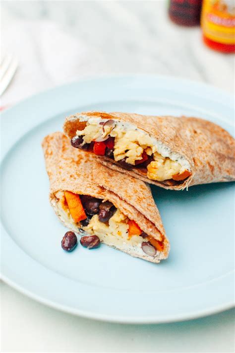 Breakfast Burrito Recipe Sweet Potato Hunter Ambrose