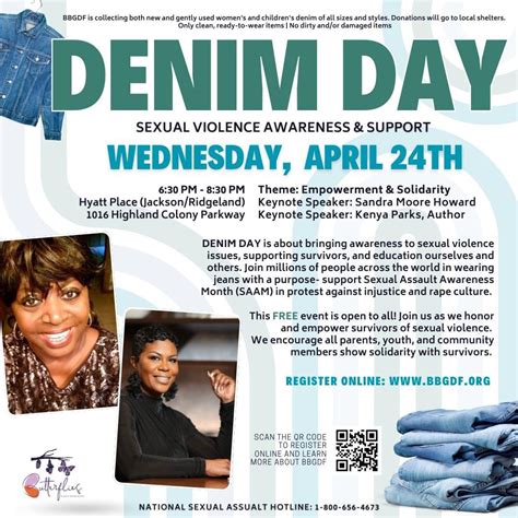 Denim Day 2024 Sexual Violence Awareness And Support Apr 24