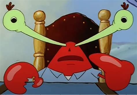 Mrkrabs Wide Eyes Blank Template Imgflip