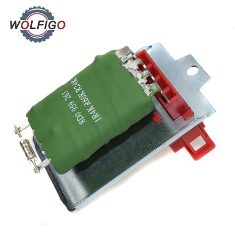 WOLFIGO Blower Fan Motor Heater Resistor Blower Motor Resistor