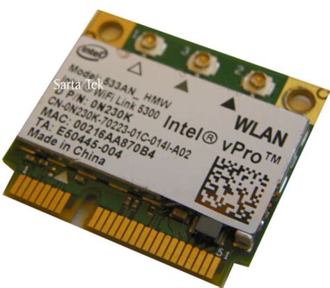 New Dell OEM N230K WiFi Link 5300 533AN HMW Dual Band Intel VPro Bagn