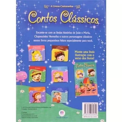 Livro Infantil Box Contos Cl Ssicos Ciranda Cultural Papelaria Criativa