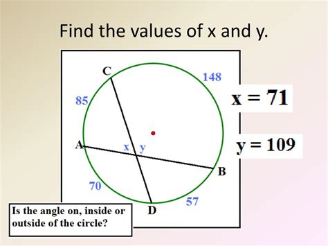 Ppt 6 5 Other Angle Relationships In Circles Powerpoint Presentation Id 654359