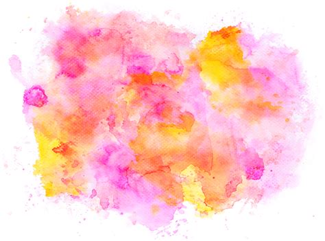 Watercolor Paint Brush Strokes From A Hand Drawn Background 9597747 Png