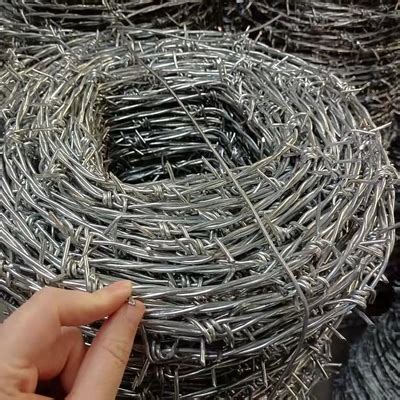 High Security Fencing High Tensile Barbed Wire Galvanized M M Roll