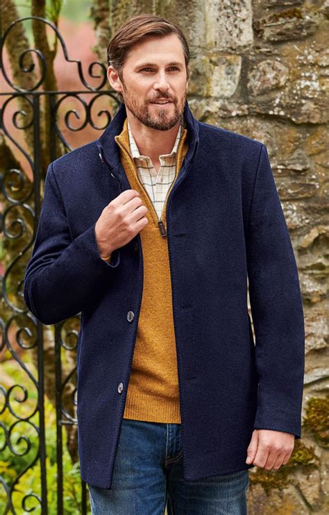 Mens Cashmere Wool Coats House Of Bruar